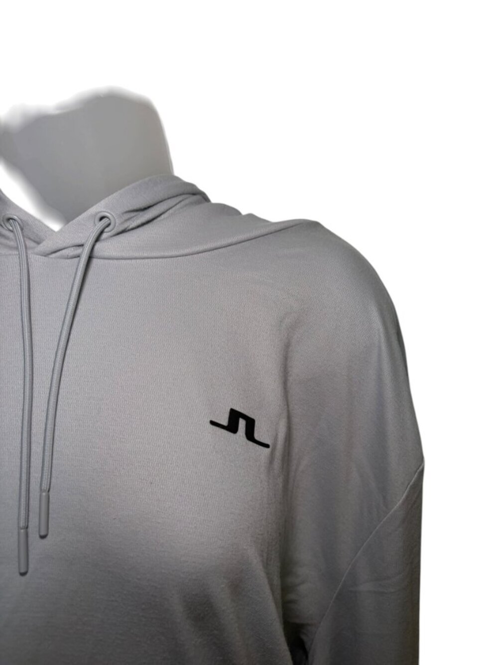 J. Lindeberg Roland Hoodie Gray XXL NWT Lightweight Logo Pullover - Picture 3 of 6